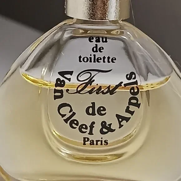 VAN CLEEF & ARPELS FIRST Eau De Toilette .17 oz 5ml Vanity Collectible Vintage - Picture 2 of 8